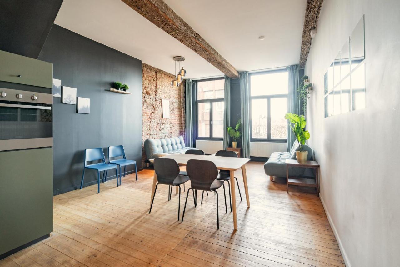 Charming Two-Bedroom River Side Apartment Antwerpen Exterior foto