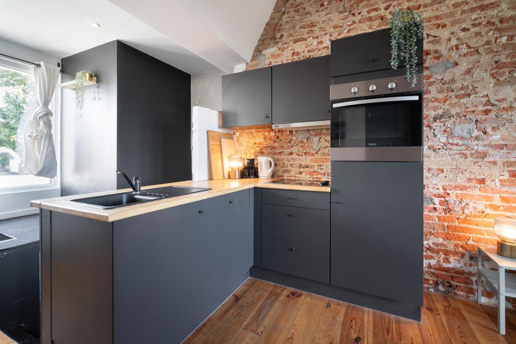 Charming Two-Bedroom River Side Apartment Antwerpen Exterior foto